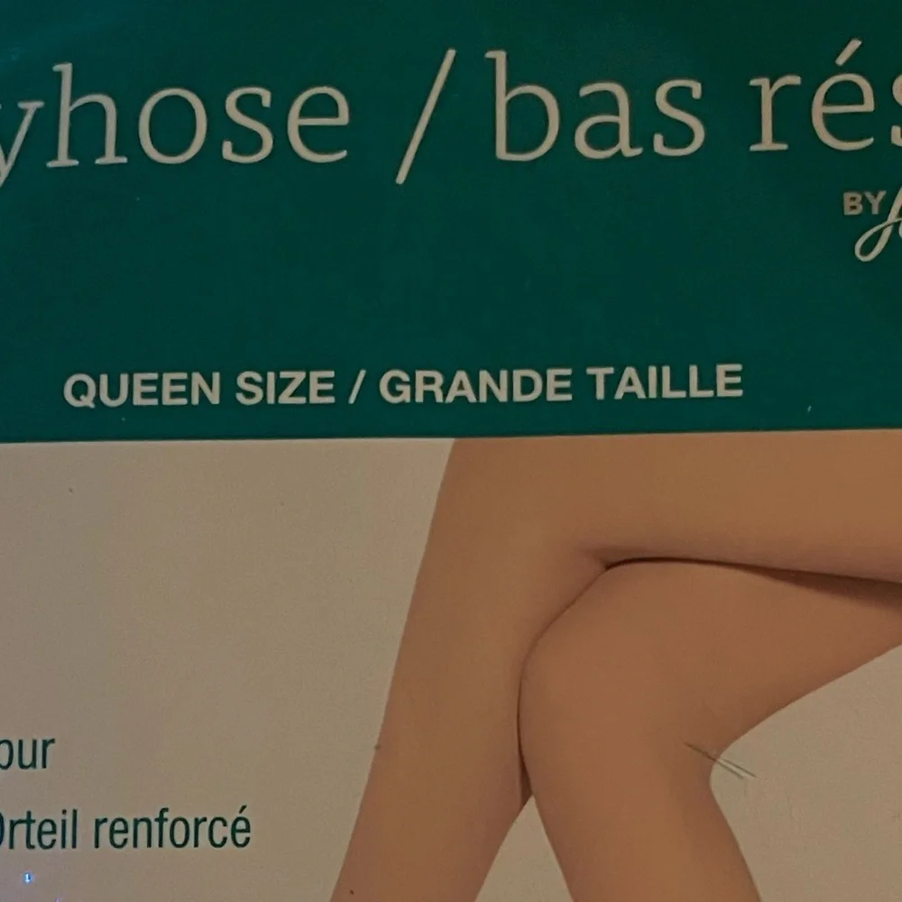 NWT Beige Pantyhose size Queen